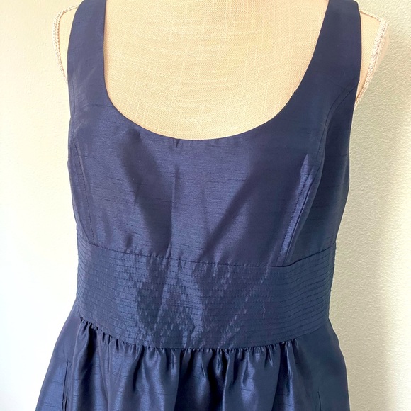 Navy blue party dress WITH POCKETS, JS Boutique size 14 - Picture 2 of 13